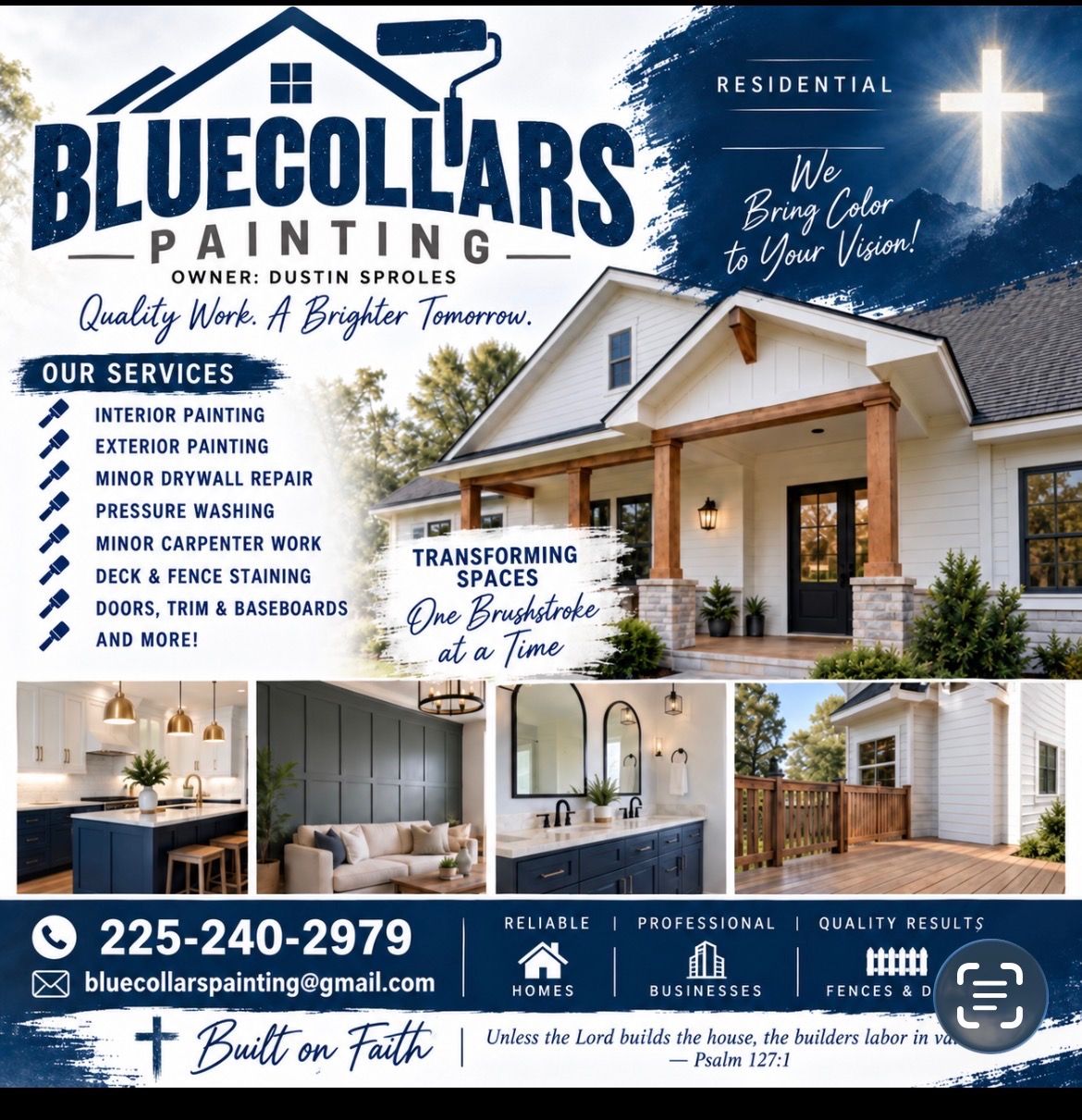 Blue Collars Painting & Drywall Repair logo